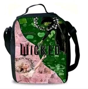 Wicked the Movie Musical Insulated Hot Cold Lunchbox Lunch Messenger Bag Glenda